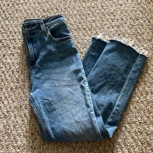 URBAN OUTFITTERS BDG high rise kick flare crop denim jeans